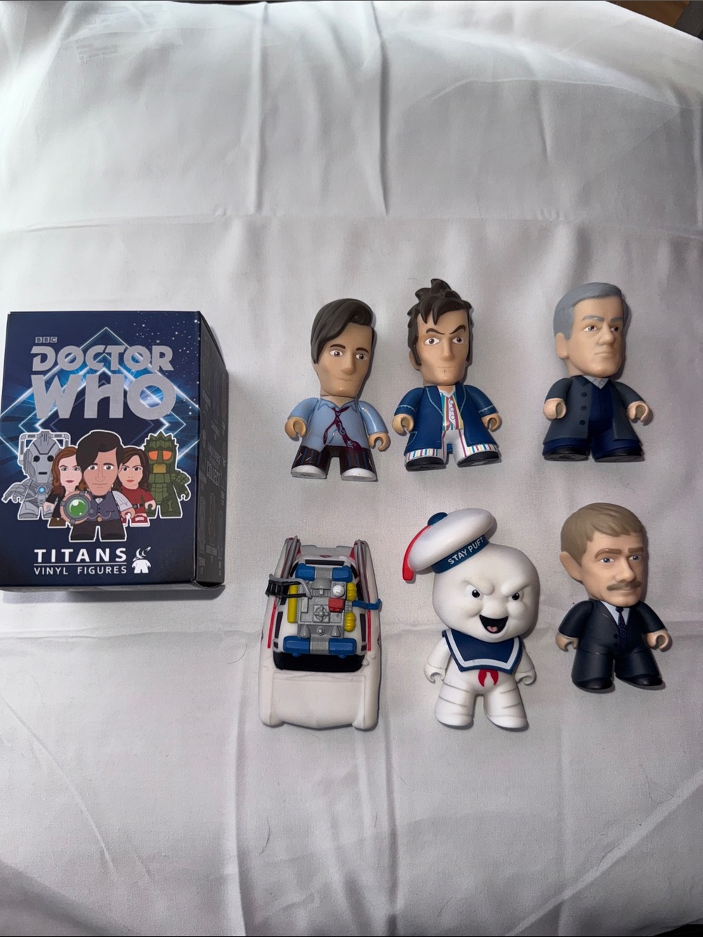 Titans Vinyl Figures Lot Dr Who Ghostbusters Sherlock